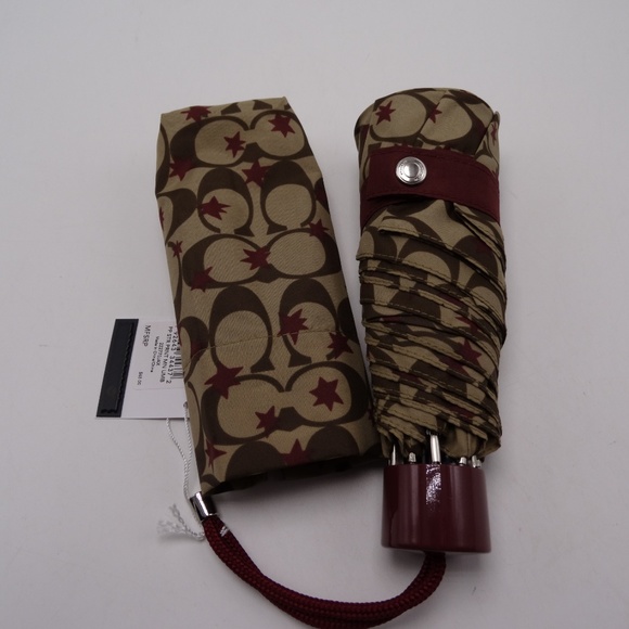 Coach Mini Pop Star Compact Umbrella - Picture 3 of 3